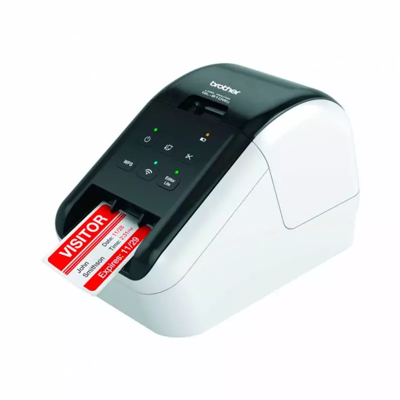 Imprimanta de etichete Brother QL-810Wc, 300DPI, USB, Wi-Fi, auto-cutter [1]