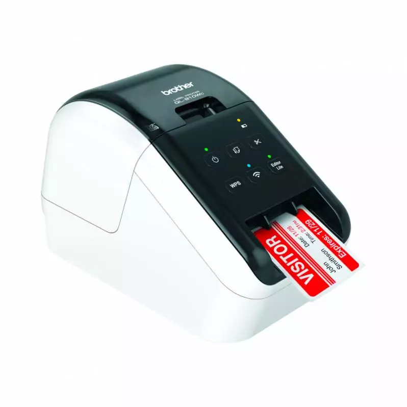 Imprimante matriciale - Imprimanta de etichete Brother QL-810Wc, 300DPI, USB, Wi-Fi, auto-cutter