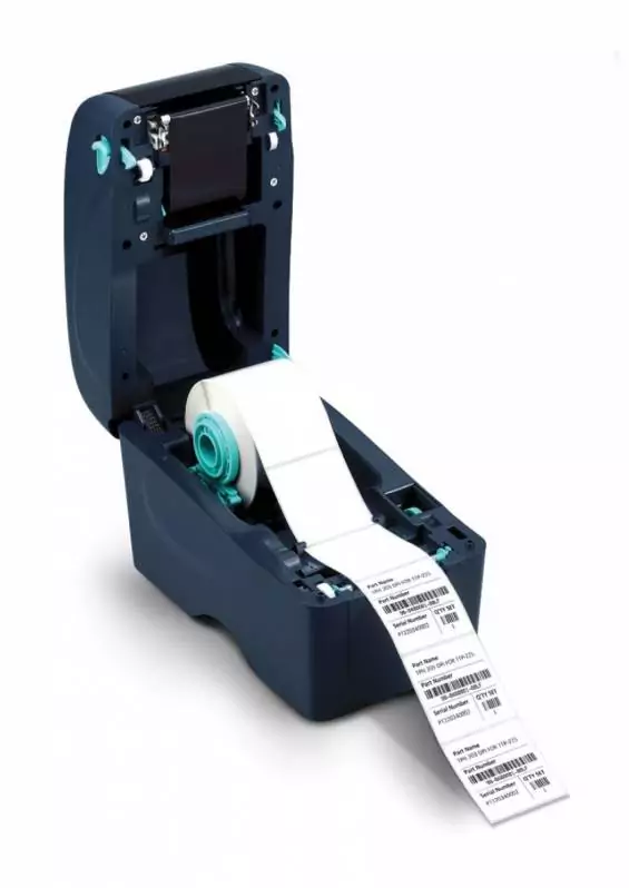 Imprimante etichete - Imprimanta de etichete TSC TTP-323, 300DPI, Ethernet, albastra