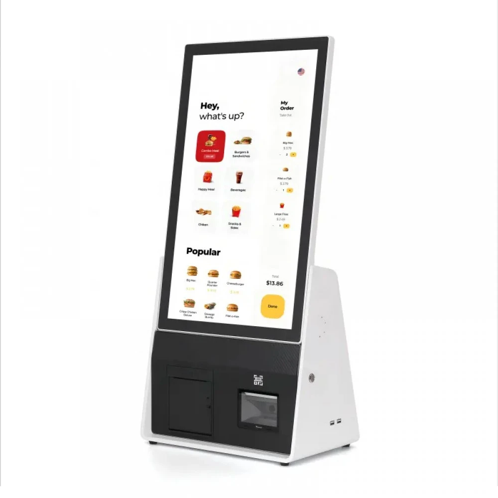Sisteme POS All in One - Kiosk interactiv Self-Service PosExpert FAST ORDER, 23.8 inch, i3-Gen 10, 16Gb RAM, 256Gb SSD, WiFi