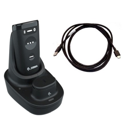 Cititoare coduri bare & Terminale portabile - KIT cititor coduri de bare Zebra CS6080 BT 2D