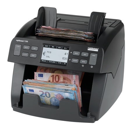 Masina de numarat bancnote cu numarare cantitativa si valorica Ratiotec  Rapidcount T575 [2]