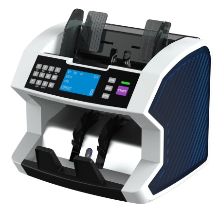 Masini numarat banii - Masina de numarat bancnote profesionala cu feeder ORIZONTAL Bill Counter 950 UV/MG/IR
