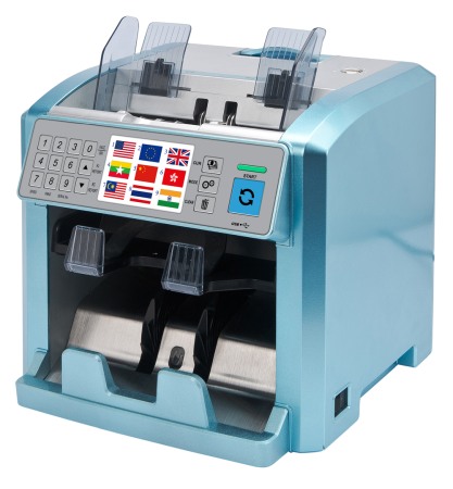 Masina de numarat si verificat bancnote senzor CIS 1+1/2 buzunare SP 8PLUS [1]