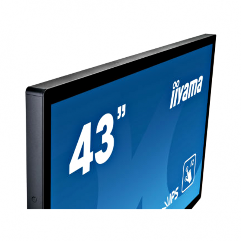 Monitoare TouchScreen - Monitor interactiv iiyama ProLite TF4339MSC, 43 inch, Full HD, PCAP, negru mat