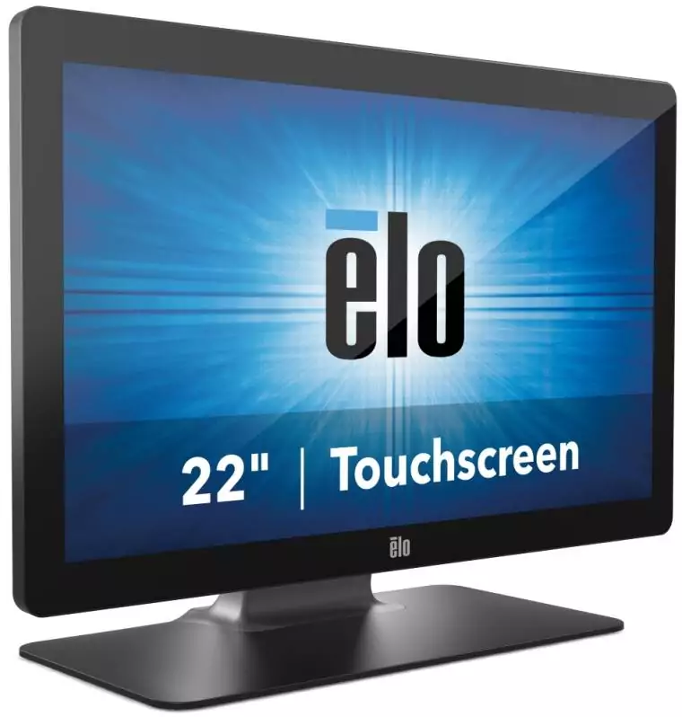 Monitoare TouchScreen - Monitor POS touchscreen Elo Touch 2202L, 22 inch, FHD, PCAP, USB, stand, negru