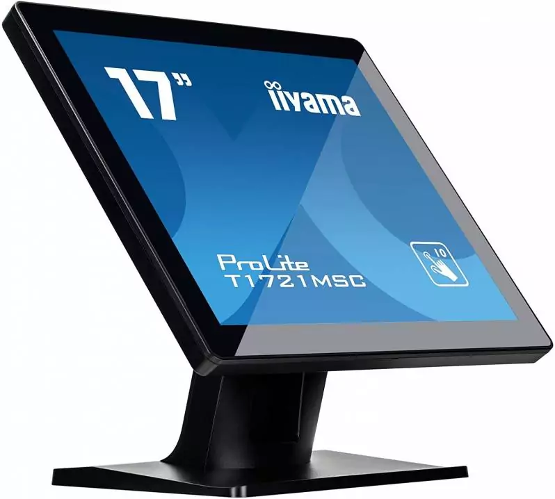 Monitoare TouchScreen - Monitor POS touchscreen iiyama ProLite T1721MSC, 17 inch, PCAP, negru