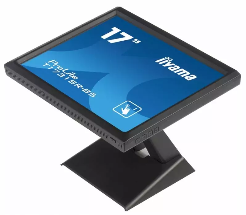 Monitoare TouchScreen - Monitor POS touchscreen iiyama ProLite T1731SR, 17 inch, rezistiv, negru