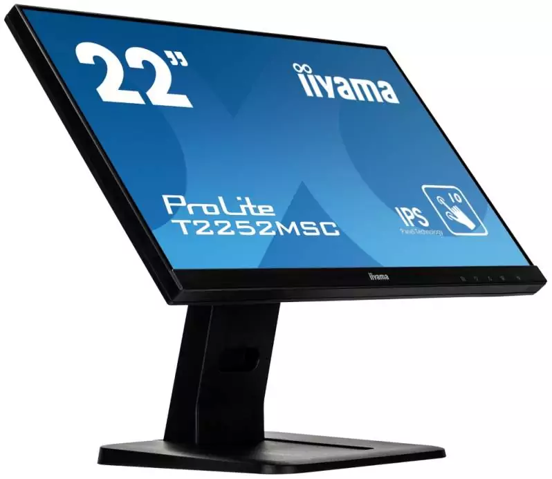 Monitoare TouchScreen - Monitor POS touchscreen iiyama ProLite T2252, 21.5 inch, Full HD