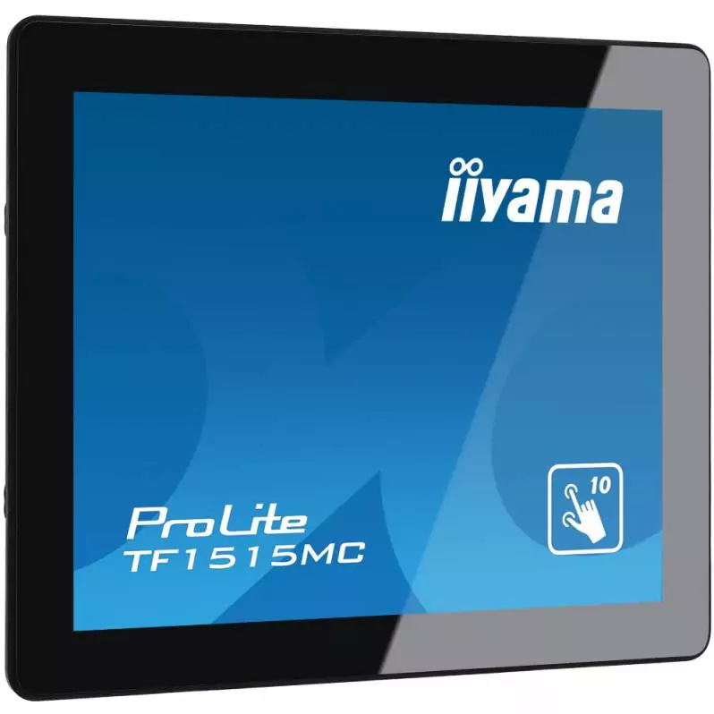 Monitoare TouchScreen - Monitor POS touchscreen iiyama ProLite TF1515MC-B2, 15 inch, PCAP, negru