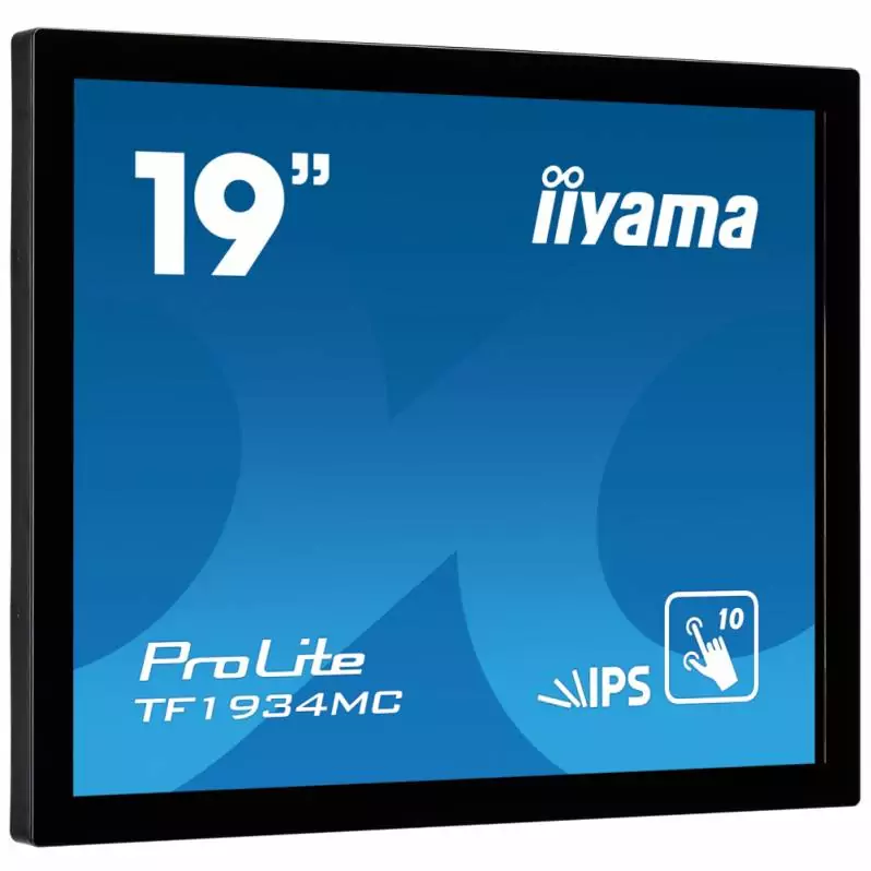 Monitoare TouchScreen - Monitor POS touchscreen iiyama ProLite TF1934MC, 19 inch, PCAP, negru