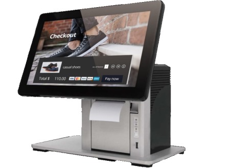 Sisteme POS All in One - Sistem Poindus POS All-in-one VariPOS 311, imprimanta 3", SSD 64GB