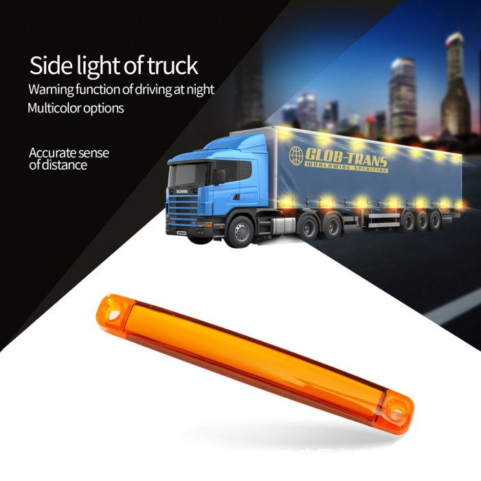 Lampa gabarit cu 9 LED portocalie 12-24V [5]