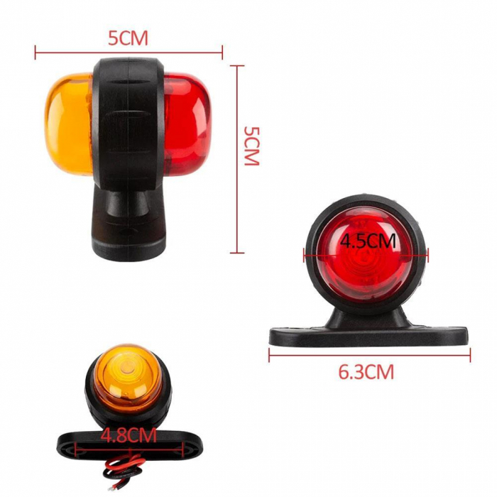 Lampa gabarit cu brat mic 12-24V LED [4]