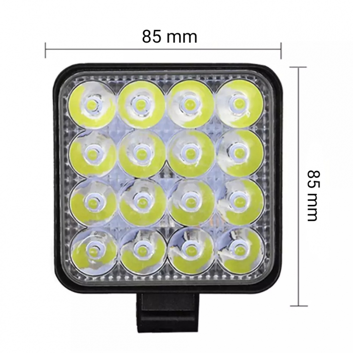 Proiector 16 LED 48 W auto Off-Road IP 67 [2]
