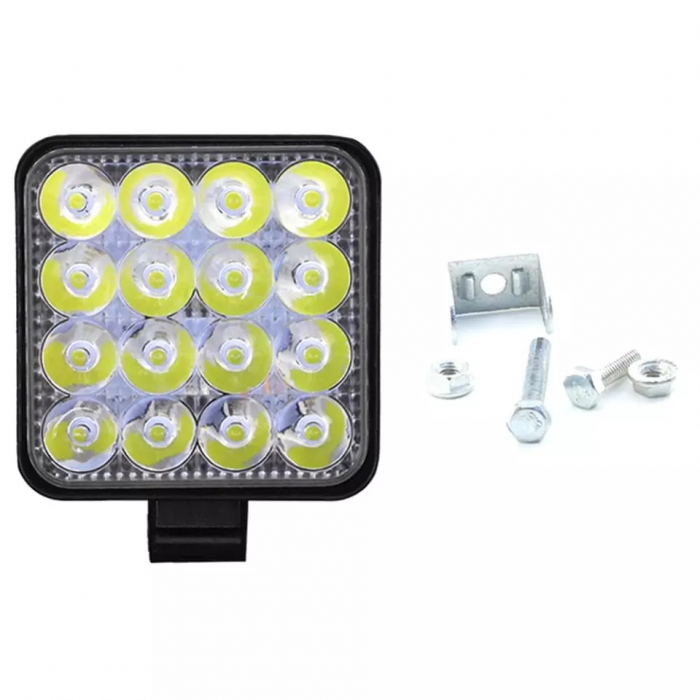 Proiector 16 LED 48 W auto Off-Road IP 67 [5]