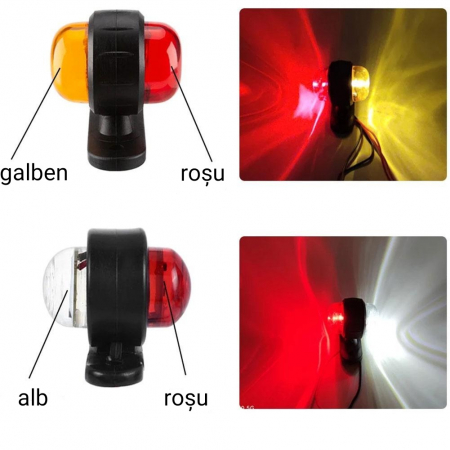 Lampa gabarit cu brat mic 12-24V LED [1]