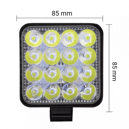 Proiector 16 LED 48 W auto Off-Road IP 67 [1]