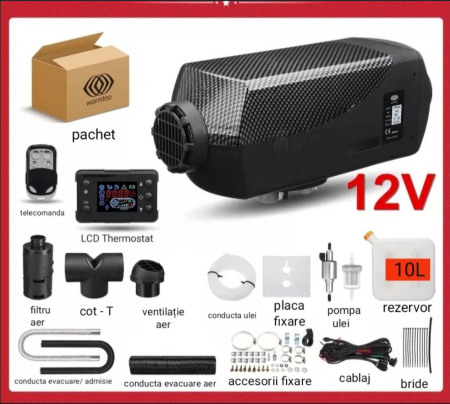 Sirocou - incalzitor auxiliar - Sirocou Auto Diesel 5 KW 12V