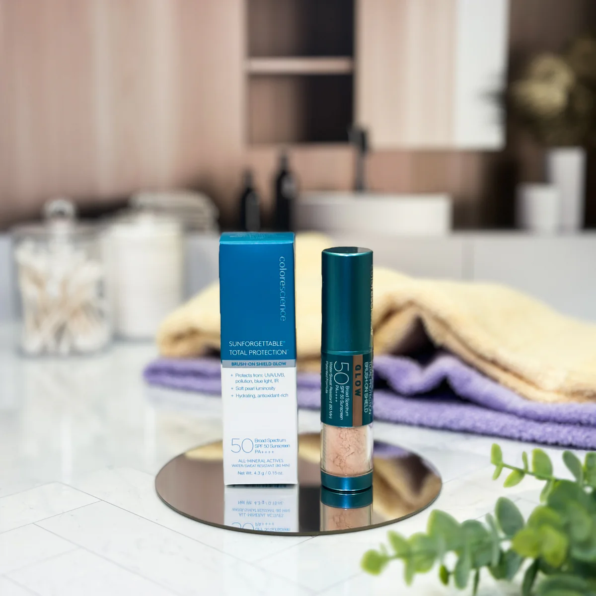 COLORESCIENCE SUNFORGETTABLE TOTAL PROTECTION BRUSH-ON SHIELD GLOW SPF 50 [3]