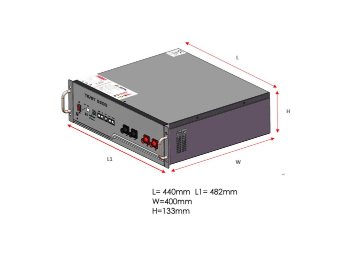 Baterie pentru sistem fotovoltaic LITHIUM SERIES 24V 2.24 kWh [2]