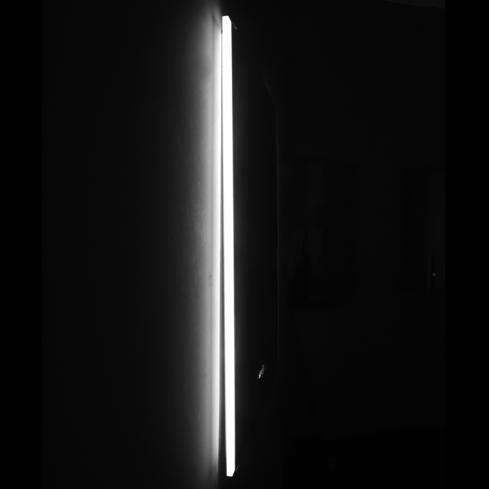 Oglinda Cu LED J189 pentru baie 60x80 cm Sistem Dezaburire Senzor Touch Ceas Trei Tipuri de Lumina Smack [3]