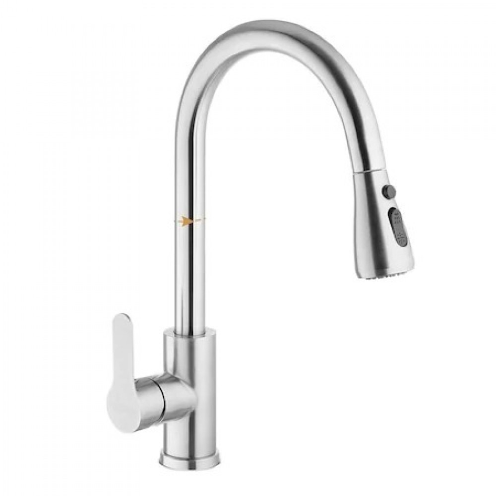 Baterie Bucatarie Extractabila Inox Smack 1701 [2]