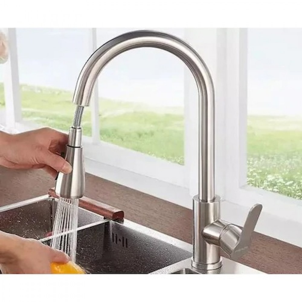 Baterie Bucatarie Extractabila Inox Smack 1701 [3]