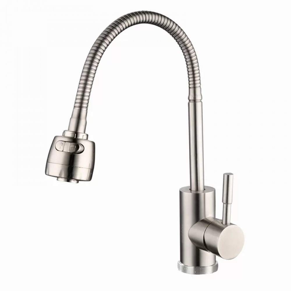 Baterie Bucatarie Flexibila Inox Smack 1711 [1]