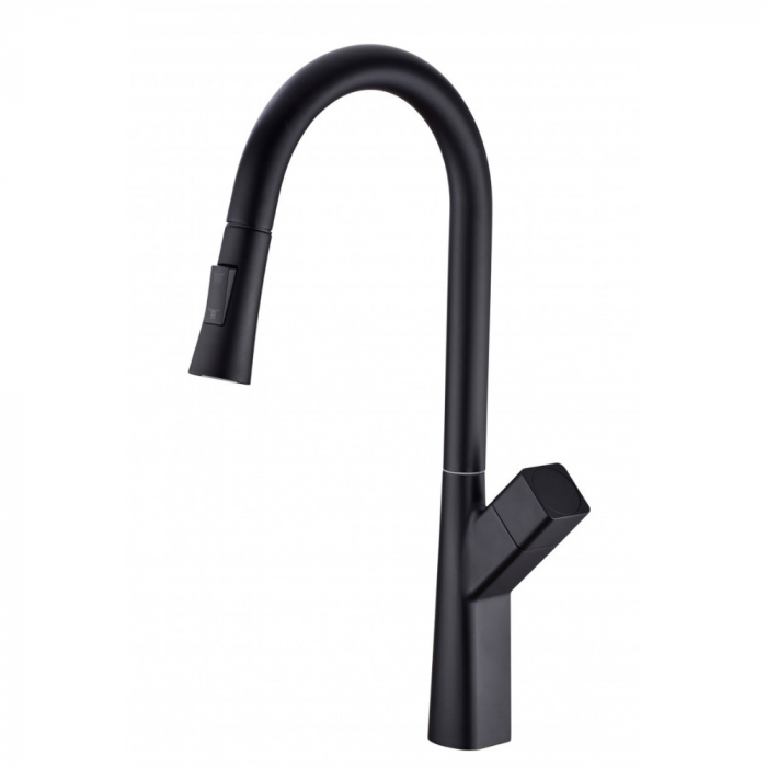 Baterie de bucatarie Clever SMK 5017-1 design modern cu afisaj temperatura negru Smack [1]