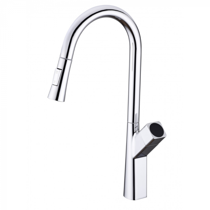Baterie de bucatarie Clever SMK5016 design modern cu afisaj temperatura crom Smack [1]