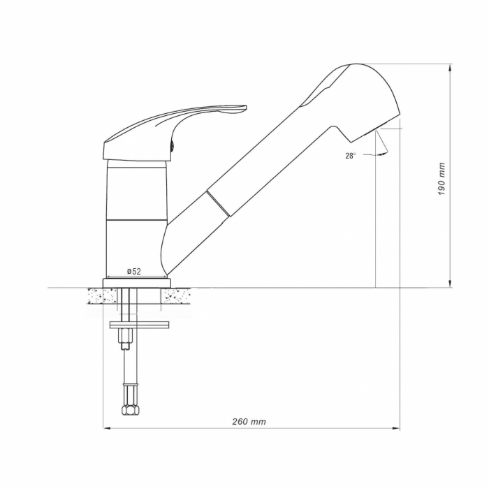 BATERIE DE BUCĂTĂRIE EXTENSIBILE 6910A SMACK [3]