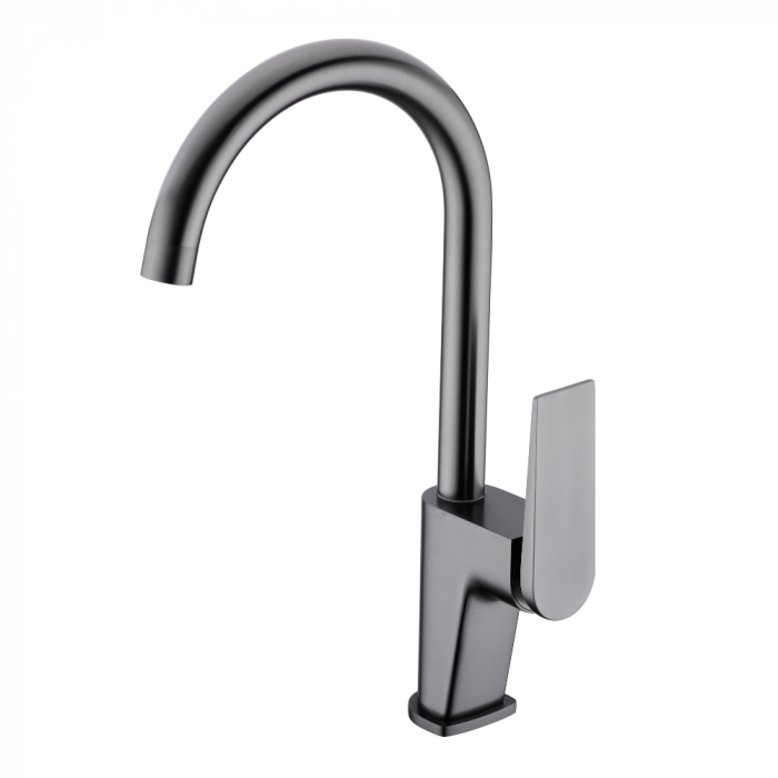 Baterie de bucatarie Neo Idea SMK5009-2 design modern, gri inchis [2]