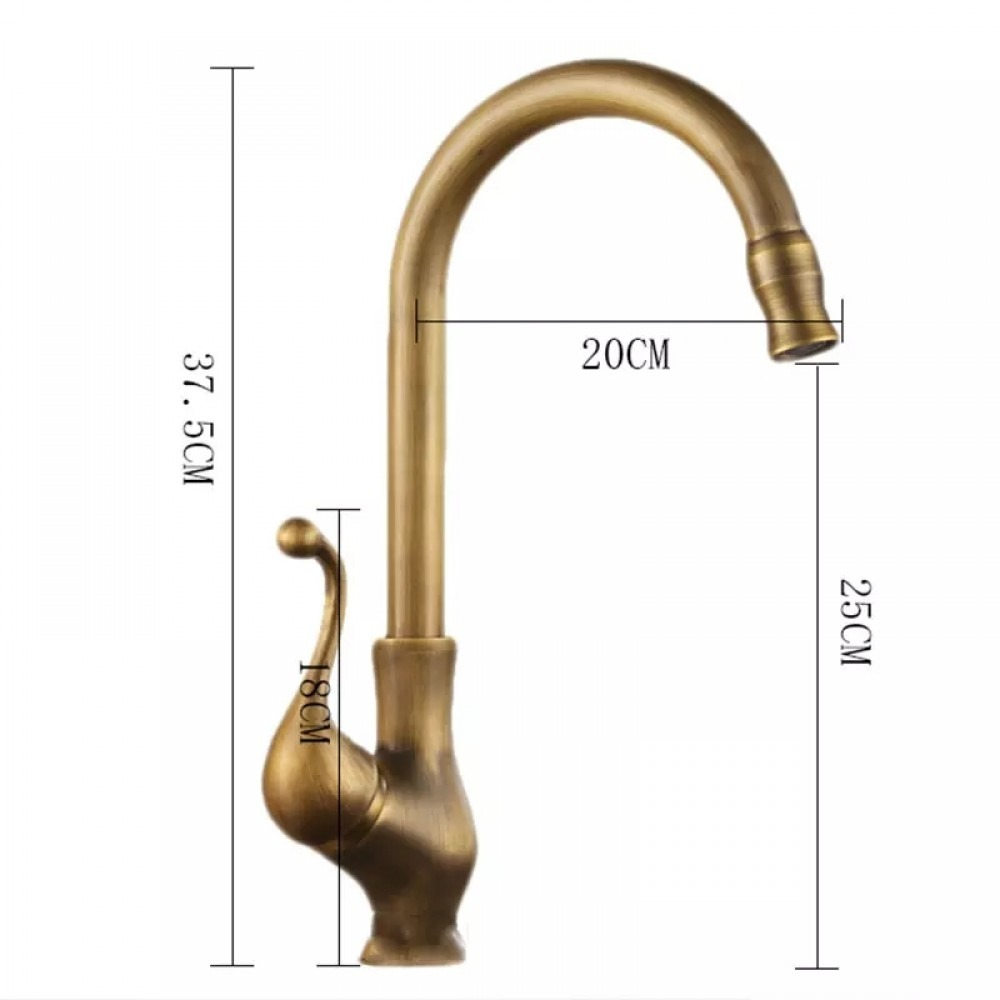 Baterie Lavoar Bucatarie Bronz Antichizat Smack 1767 [2]