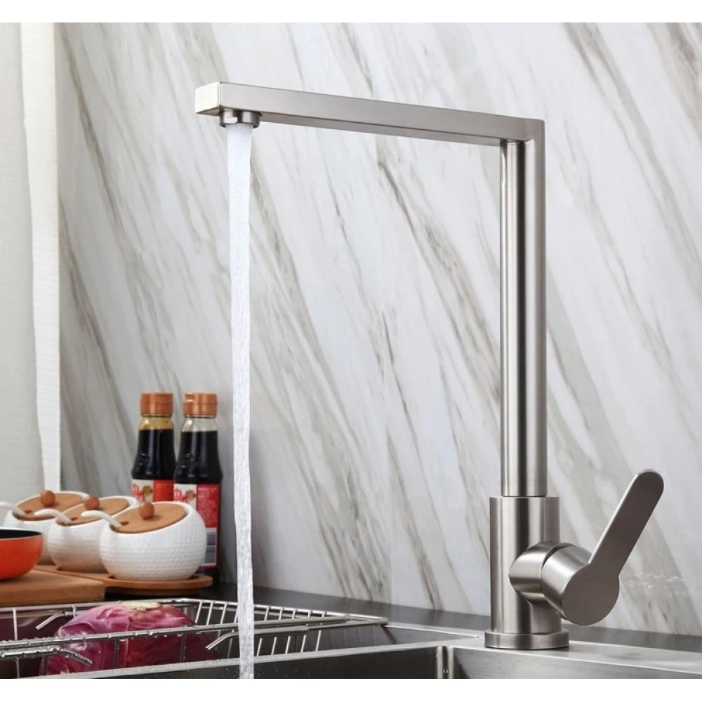 Baterie Lavoar Bucatarie Inox Smack 1707 [1]