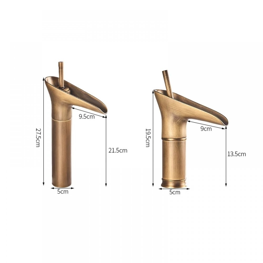 Baterie Lavoar Cascada Bronz Antichizat 1764D [3]