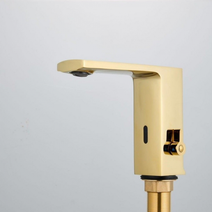 Baterie Lavoar Cu Senzor Fotocelula 6v-220v PureSense 8896 gold lucios Antichizat Smack [3]