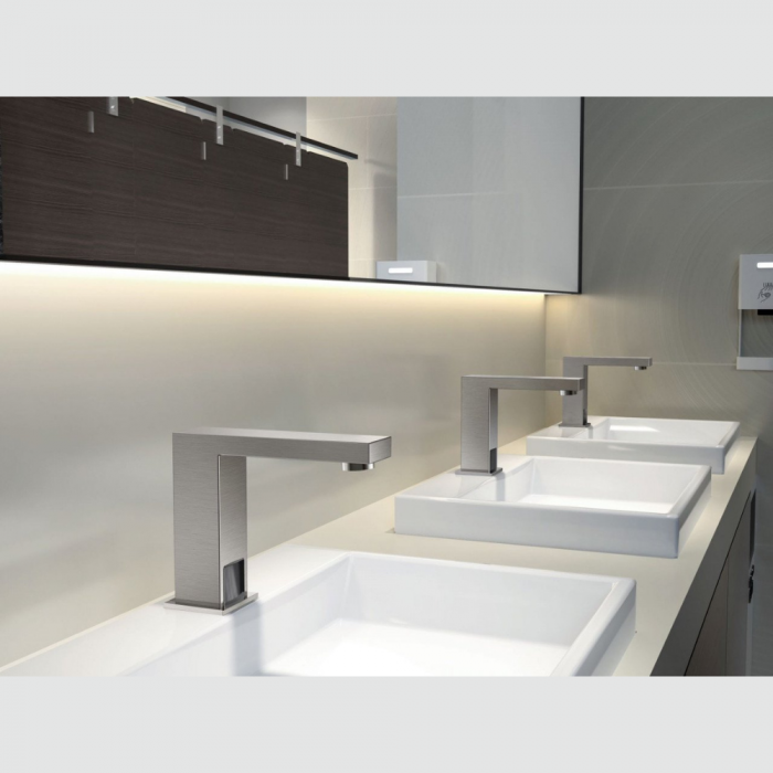 Baterie lavoar cu senzor Pure Flow design modern din alama crom SMK1022 Smack [3]