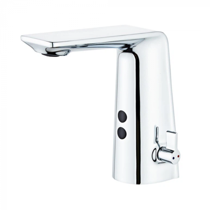 Baterie lavoar cu senzor Radiant Silver design modern din alama crom SMK190 Smack [1]