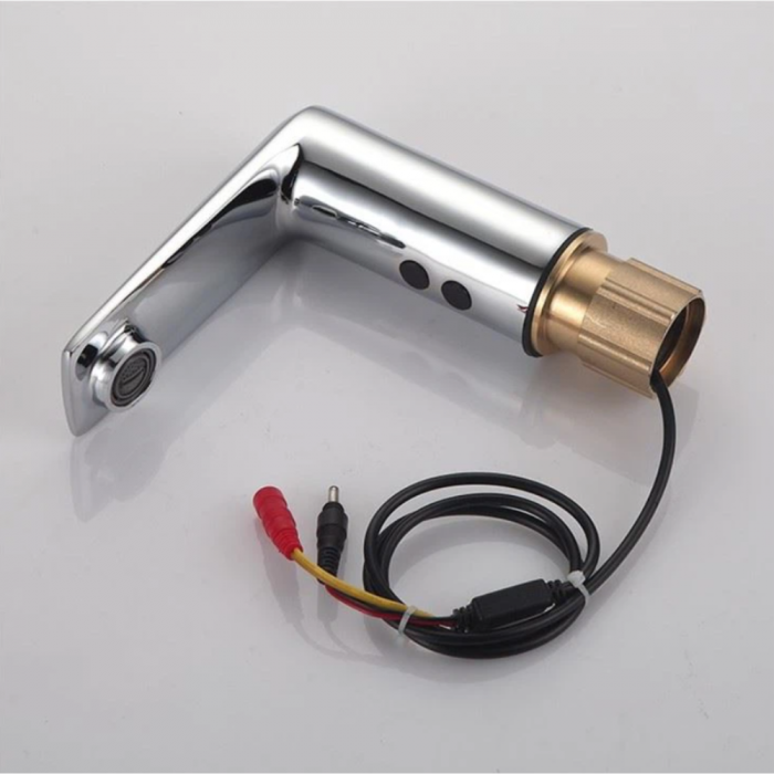 Baterie lavoar cu senzor Silver Reflection design modern din alama crom RW157 Smack [2]