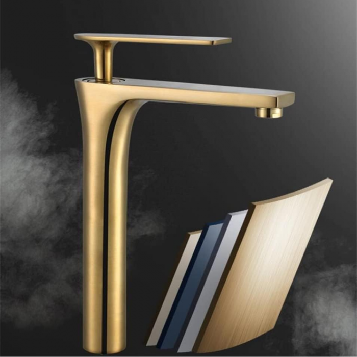 Baterie lavoar Distinct Golden design modern din alama auriu SMK034 Smack [4]