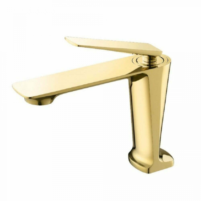 Baterie lavoar Essential Golden design modern din alama auriu SMK001 Smack [4]