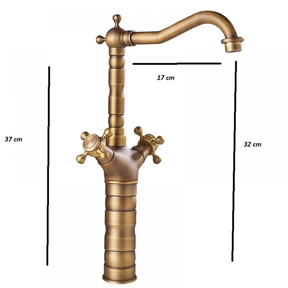 Baterie Lavoar Inalta Bronz Antichizat 1763 Smack [2]