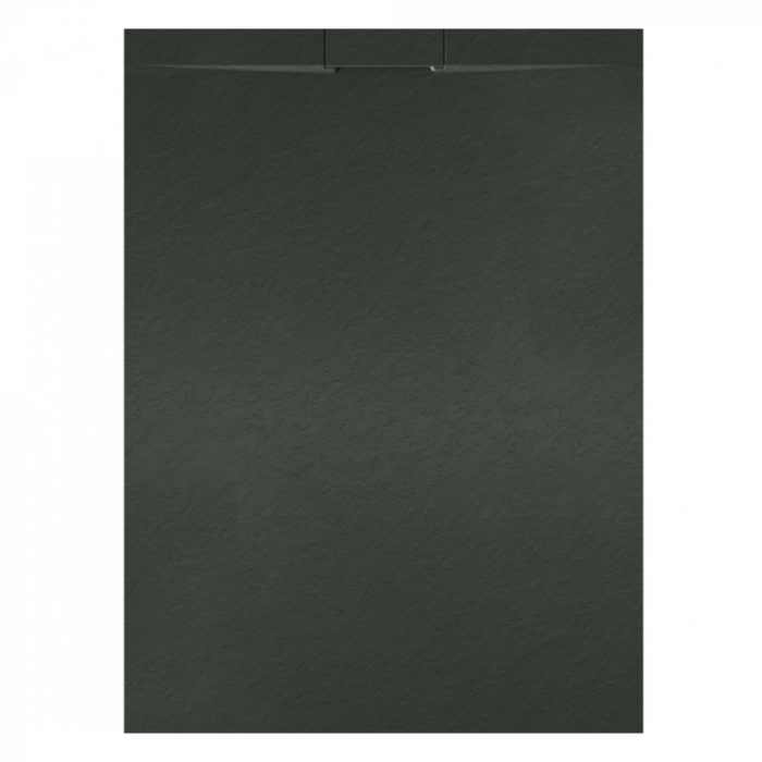 Cadita de dus Smooth Line Design 90x80cm din compozit cu sifon negru GT-9080US-BK Smack [2]