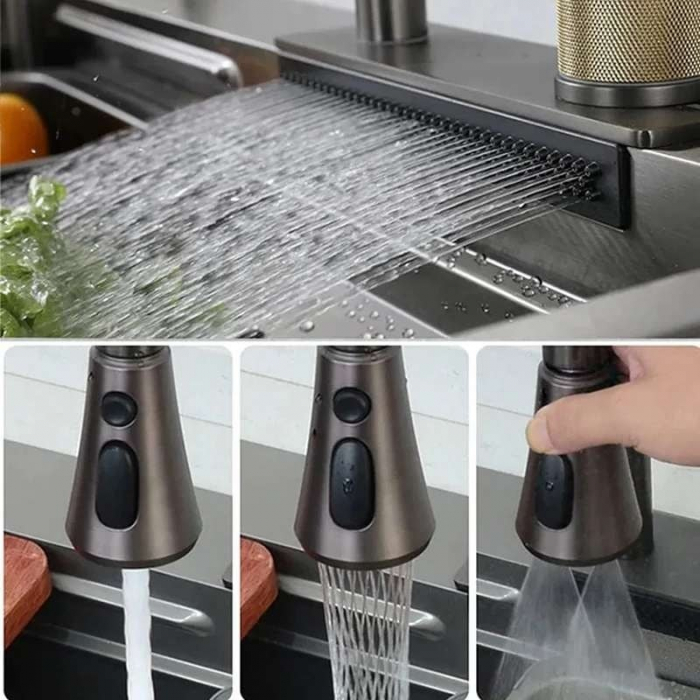 Chiuveta Bucatarie Profesionala Multifunctionala Inox FY 3018 Smack [5]