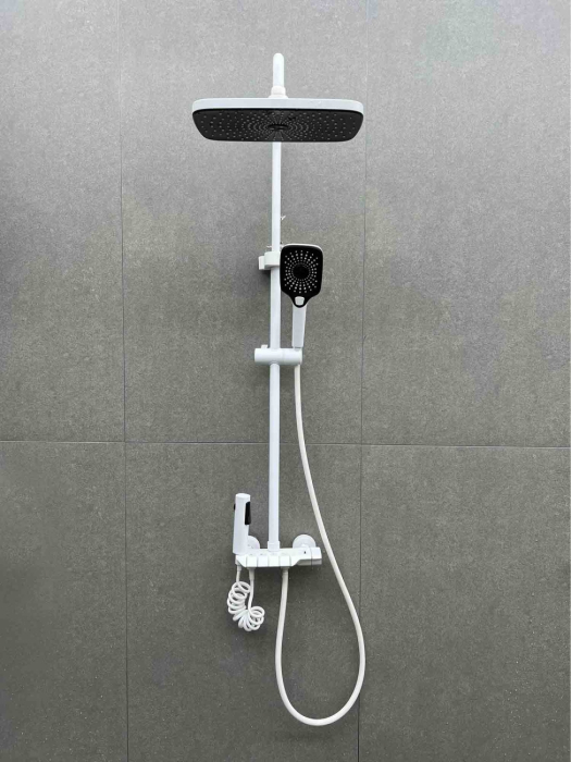 Coloana de dus alb mat cu baterie Smack SMK03W cu patru functii Smack [2]