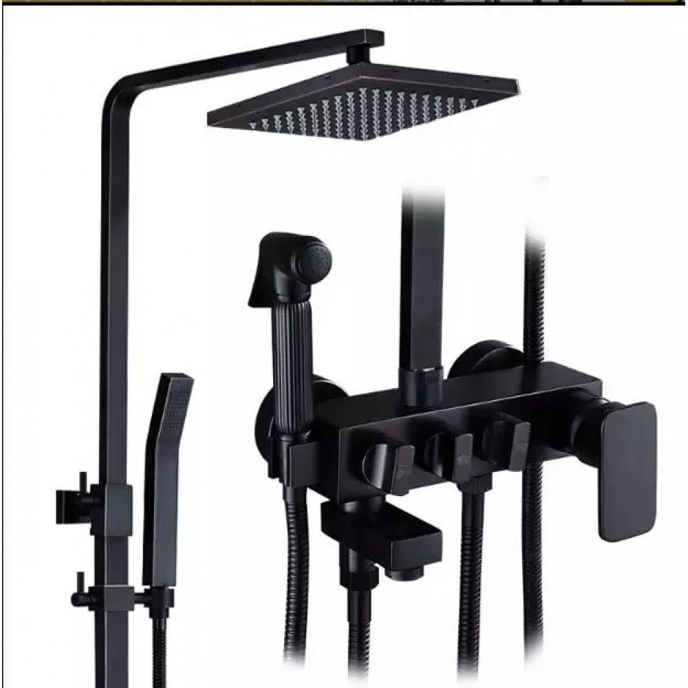Coloana Dus 4 Functii Negru Antichizat Smack 1736 [1]