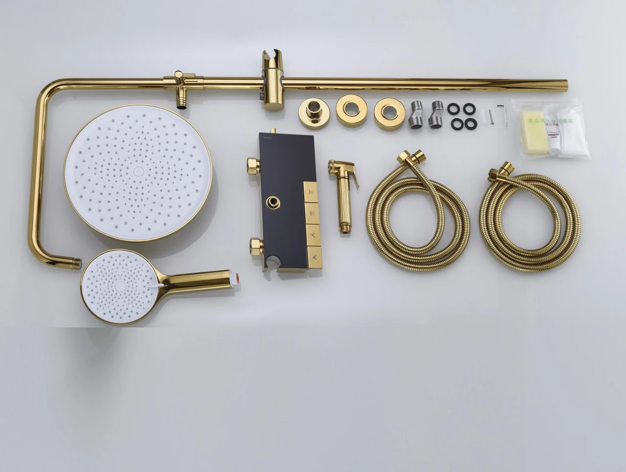 Coloana Dus Gold Afisaj Lcd Temperatura Apa  Smack 5023-3 [2]