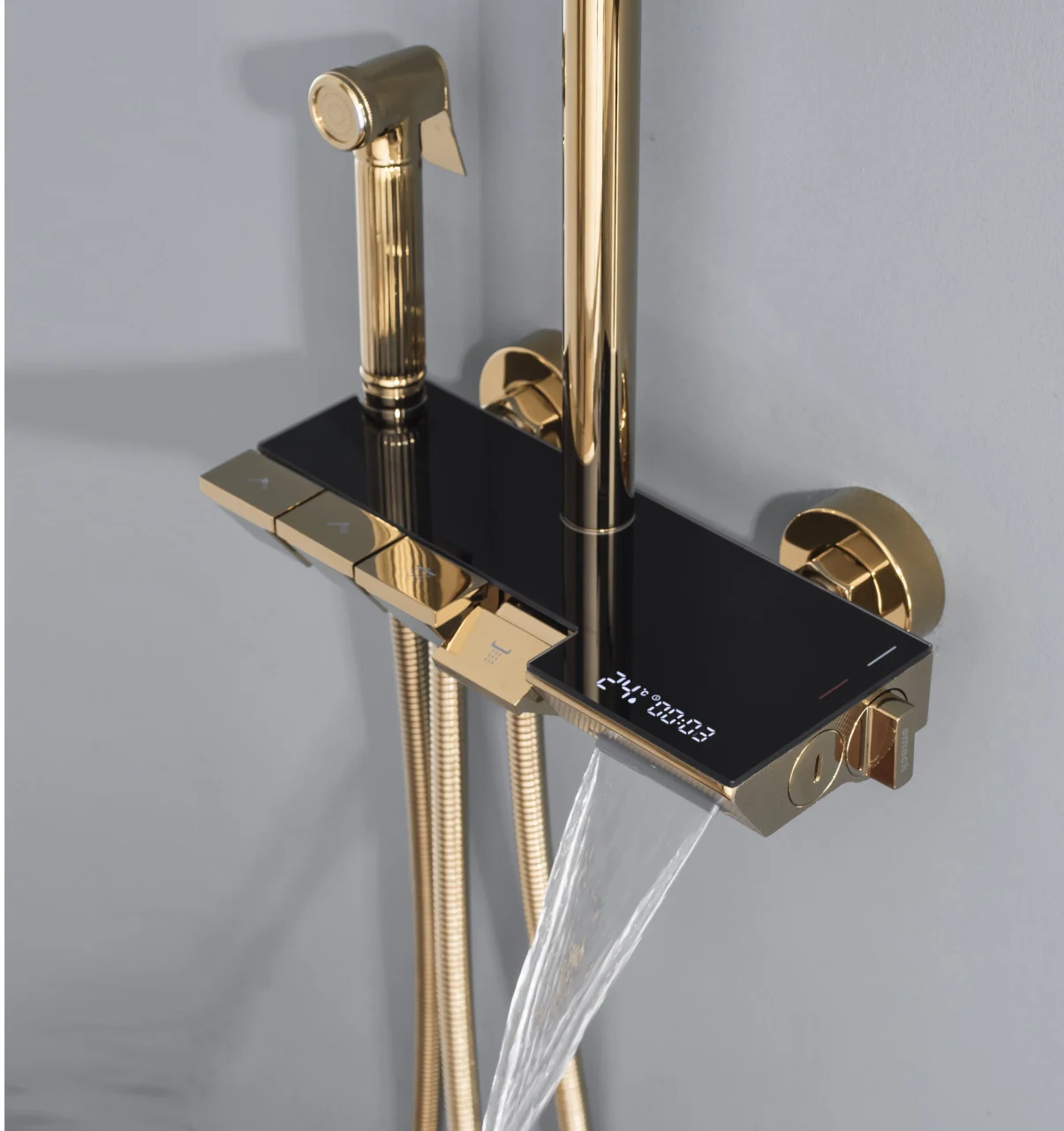 Coloana Dus Gold Afisaj Lcd Temperatura Apa  Smack 5023-3 [3]