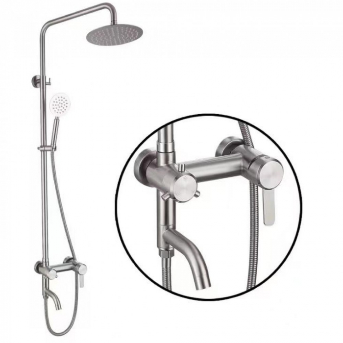 Coloana Dus Inox Satinat Smack Inox 1806 [1]